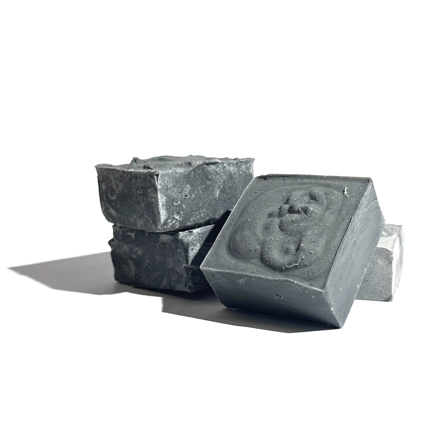 Black Clay Facial Soap with Activated charcoal + Hematite + Aloe vera